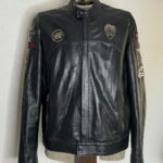 Ducati Historical 09 Casual Motorcycle Leather Jacket