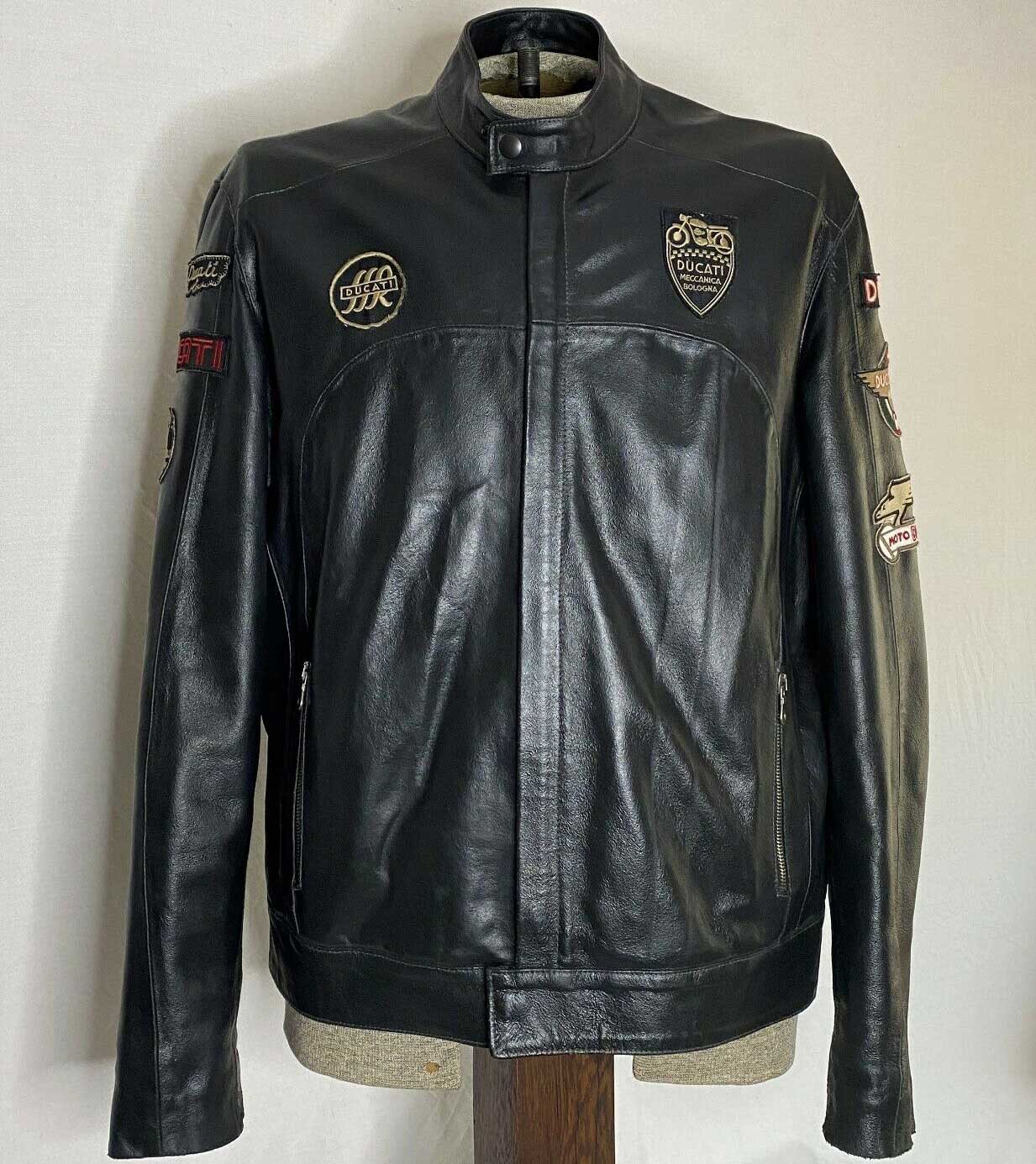 Ducati-Historical-09-Casual-Motorcycle-Leather-Jacket-5.jpg Ducati Historical 09 Casual Motorcycle Leather Jacket - Image 1