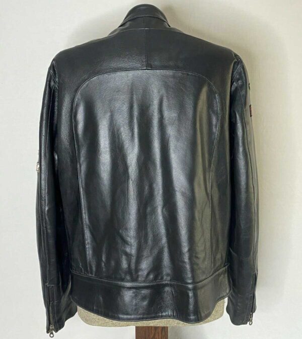 Ducati Historical 09 Casual Motorcycle Leather Jacket - Image 4