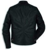 Ducati Meccanica Motorcycle Black Leather Jacket - Image 2