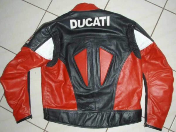 Ducati Michelin Motorcycle Racing Leather Jacket - Image 2