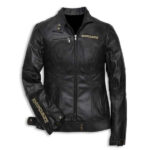 Ducati Motorcycle Black Racing Leather Jacket