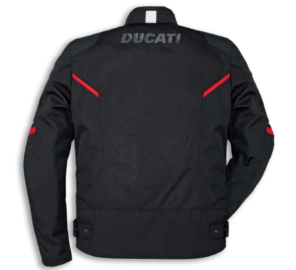 Ducati Motorcycle Black Racing Textile Jacket - Image 2