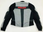 Ducati Motorcycle Gray And Black Racing Textile Jacket - Image 2