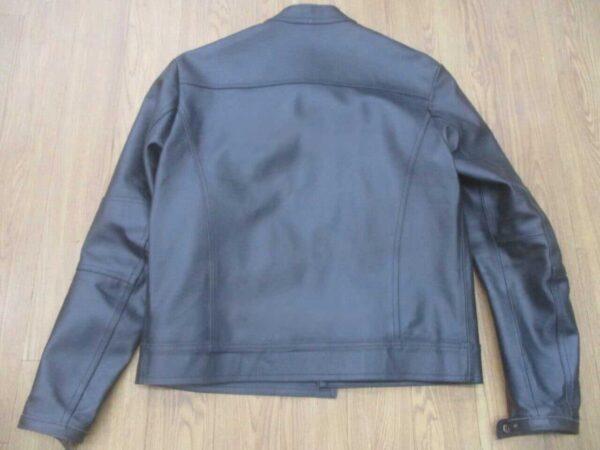 Ducati Motorcycle Racing Blue Leather Jacket - Image 2