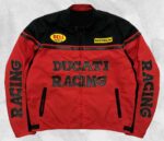 Ducati Motorcycle Racing Red And Black Textile Jacket