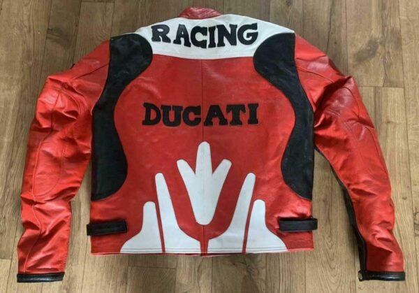 Ducati Motul Motorcycle Racing Leather Jacket - Image 2