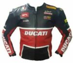 Ducati Vinnie Motorcycle Racing Leather Jacket