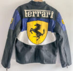 Ferrari Motorcycle Racing Leather Jacket - Image 2