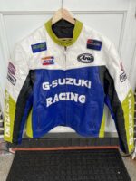G-Suzuki Motorcycle Racing Leather Jacket