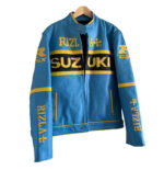 GSXR Suzuki Rizla Motorcycle Leather Jacket