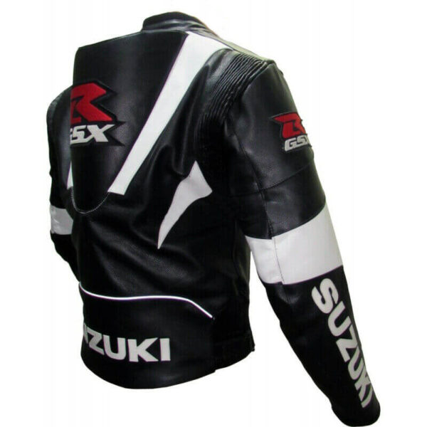 GSXR Suzuki Yoshimura Motorcycle Racing Leather Jacket - Image 2
