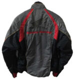 Gray Black Honda Motorcycle Textile Jacket - Image 2
