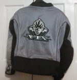 Gray Honda VTX Motorcycle Racing Textile Jacket - Image 2