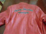 Harley Davidson Leather Orange Riding Jacket