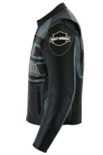 Harley Davidson Marker Black Leather Jacket - Image 3