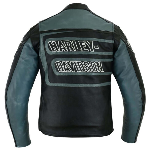 Harley Davidson Marker Black Leather Jacket - Image 2
