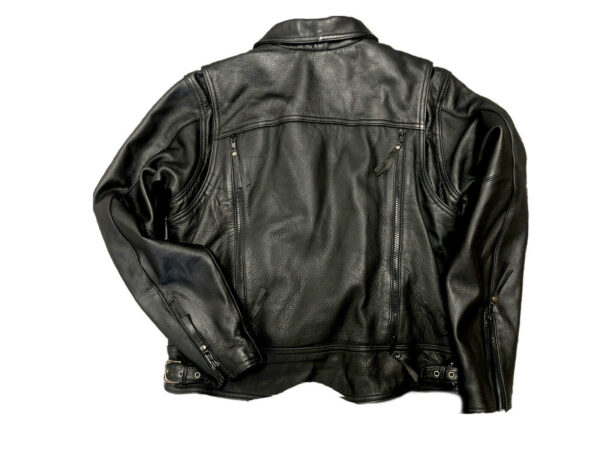 Harley Davidson Motorcycle Black Riding Jacket - Image 2