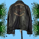 Harley Davidson Motorcycle Vintage Leather Jacket