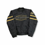 Harley Davidson Motorcycle Zip Up Racing Jacket - Image 2