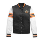 Harley Davidson Sleeve Stripe Bomber Jacket