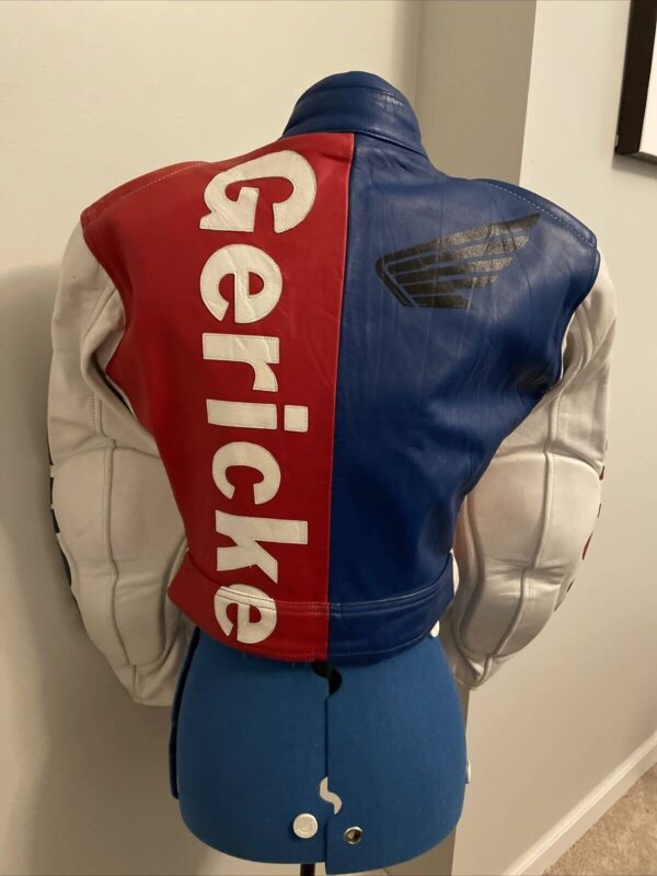 Hein Gericke Honda Motorcycle Racing Leather Jacket - Image 2