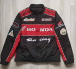 Honda Black And Red Motorcycle Racing Textile Jacket