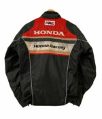 Honda Black Motorcycle Racing Textile Jacket - Image 2