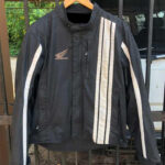 Honda Black Motorcycle Textile Jacket