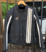 Honda Black Motorcycle Textile Jacket