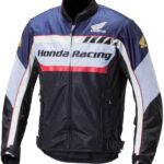Honda Motorcycle Black And Blue Racing Jacket
