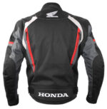 Honda Motorcycle Black And Gray Textile Jacket - Image 2