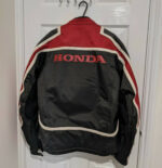 Honda Motorcycle Black And Red Racing Textile Jacket - Image 2