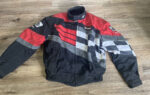 Honda Motorcycle Black And Red Textile Jacket