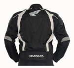 Honda Motorcycle Black And White Textile Jacket - Image 2