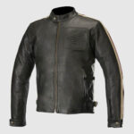 Honda Motorcycle Black Racing Leather Jacket