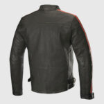 Honda Motorcycle Black Racing Leather Jacket - Image 2