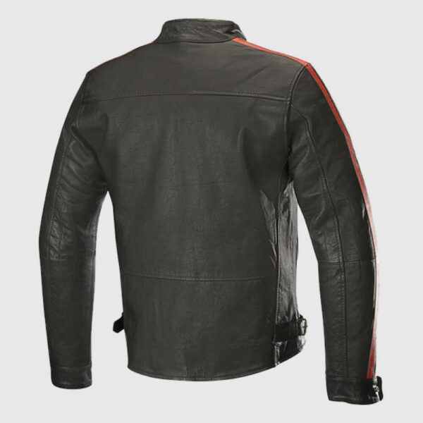 Honda Motorcycle Black Racing Leather Jacket - Image 2