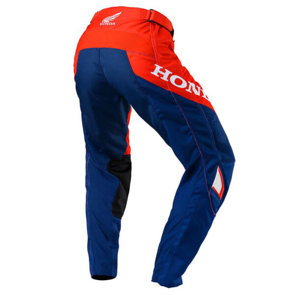 Honda Motorcycle Blue And Red Leather Pant - Image 2