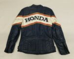 Honda Motorcycle Blue Racing Leather Jacket