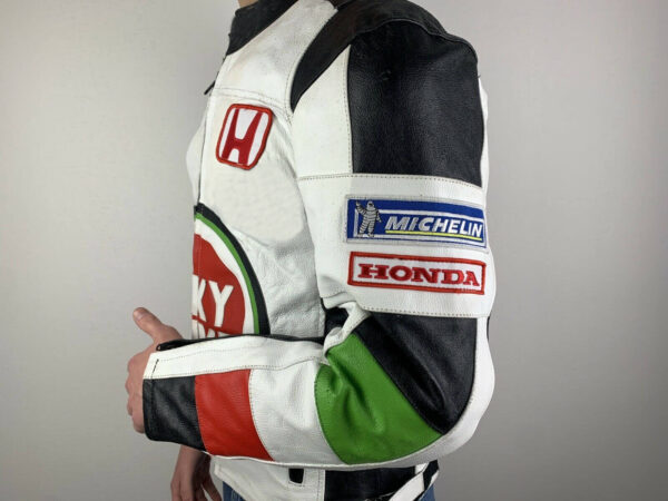 Honda Motorcycle Lucky Strike Leather Jacket - Image 4