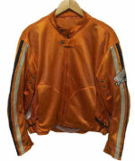 Honda Motorcycle Orange Racing Textile Jacket