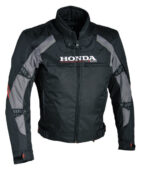 Honda Motorcycle Racing Black Textile Jacket