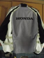 Honda Motorcycle Racing Gray Textile Jacket - Image 2