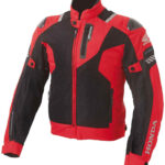 Honda Motorcycle Red And Black Racing Textile Jacket