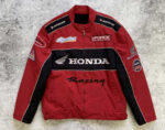 Honda Motorcycle Red Racing Textile Jacket