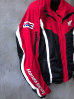 Honda Red And Black Motorcycle Textile Jacket - Image 2