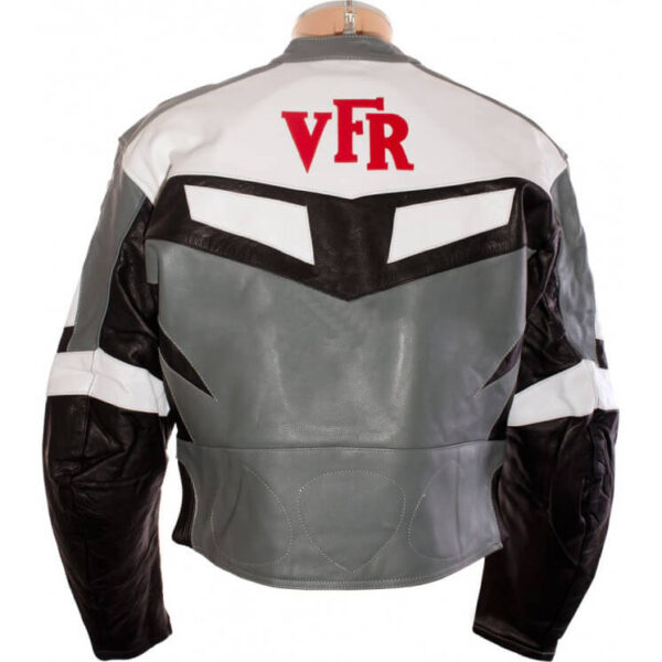 Honda VFR Motorcycle Racing Leather Jacket - Image 2