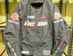 Icon Suzuki GSXR Motorcycle Black Textile Jacket