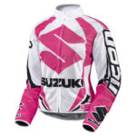 Icon Suzuki Motorcycle Racing Pink Textile Jacket